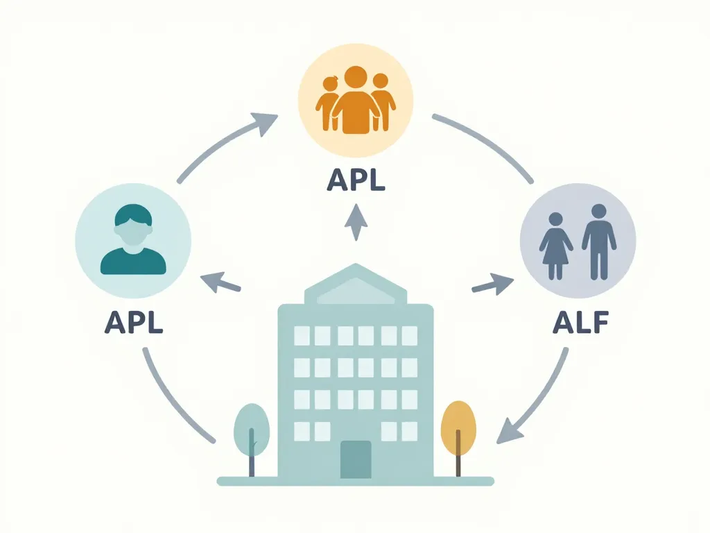 Diagramme conceptuel des aides au logement aidologement