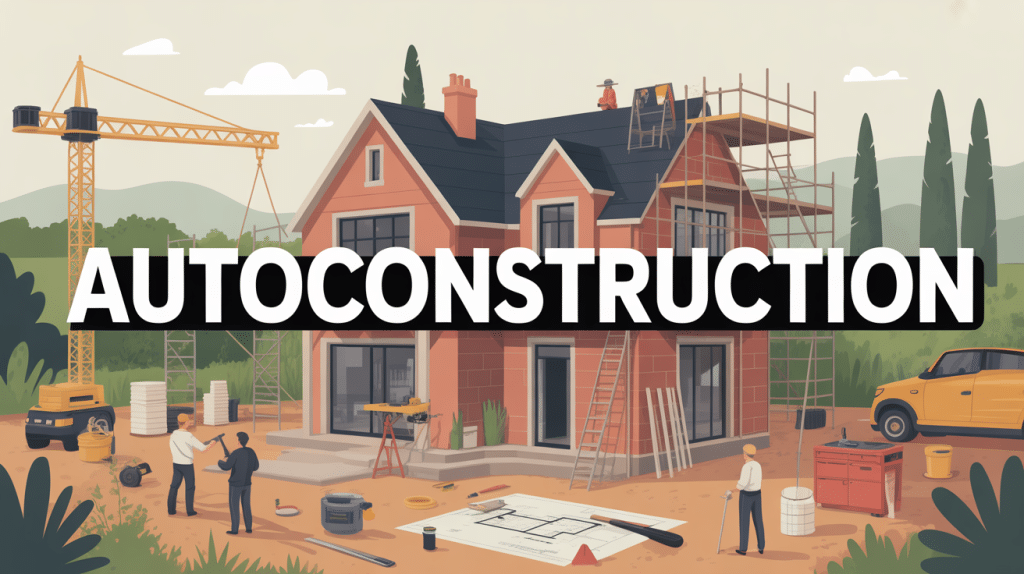 image autoconstruction chantier maison France