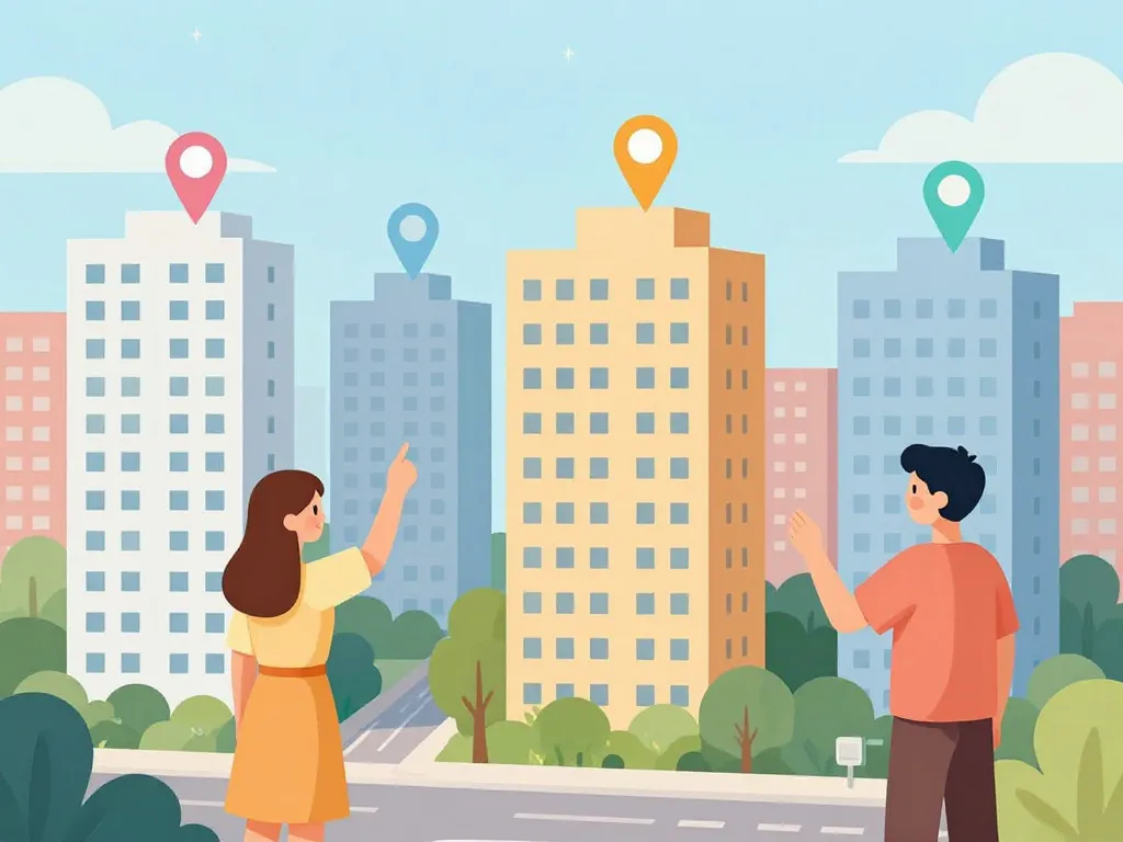 illustration choix condo localisation accessoires