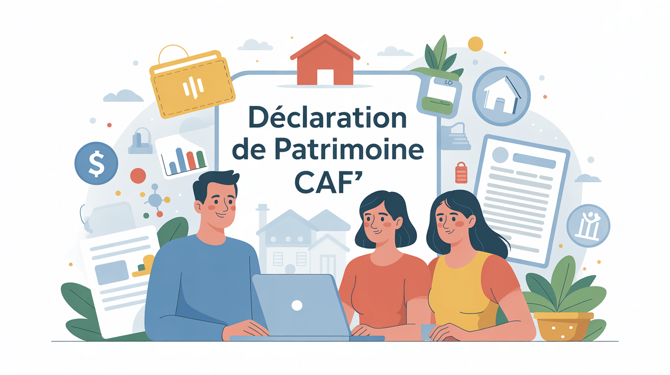 déclaration de patrimoine pour les aides au logement caf famille ordinateur