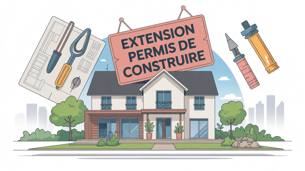 extension permis de construire maison moderne avec plans