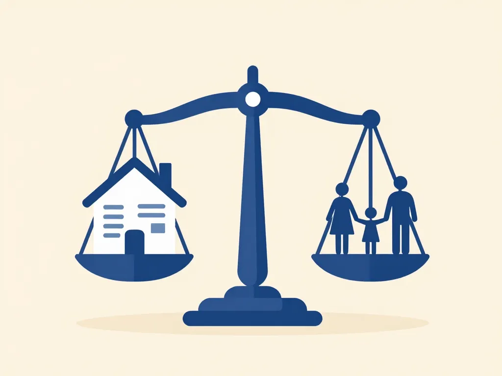 Visuel des droits pour habiter la maison d'un parent en EHPAD