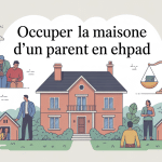 Illustration du dilemme pour habiter la maison d'un parent en EHPAD