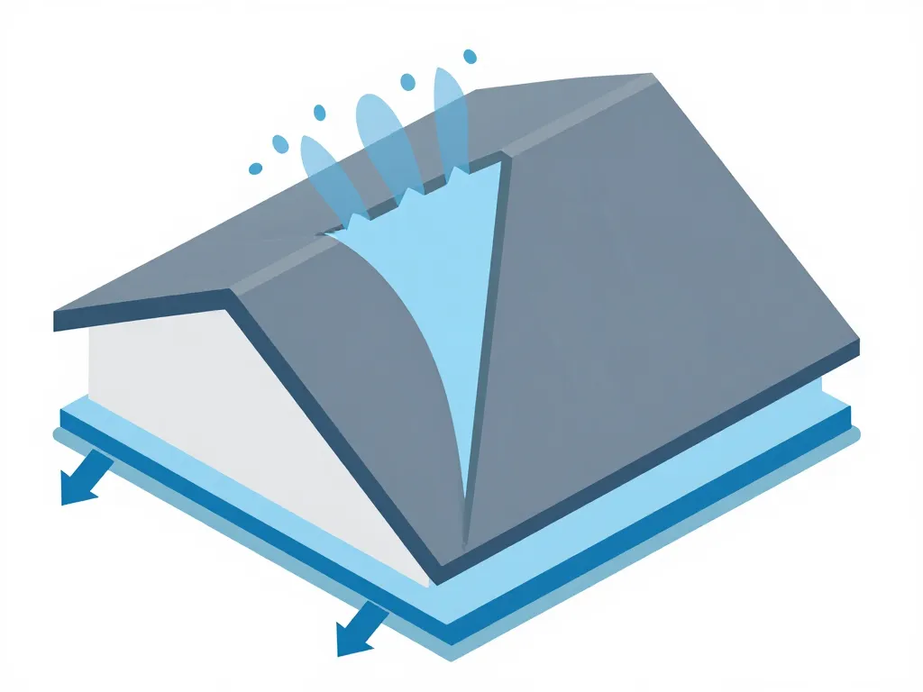 Schéma technique noue de toiture, rôle et représentation