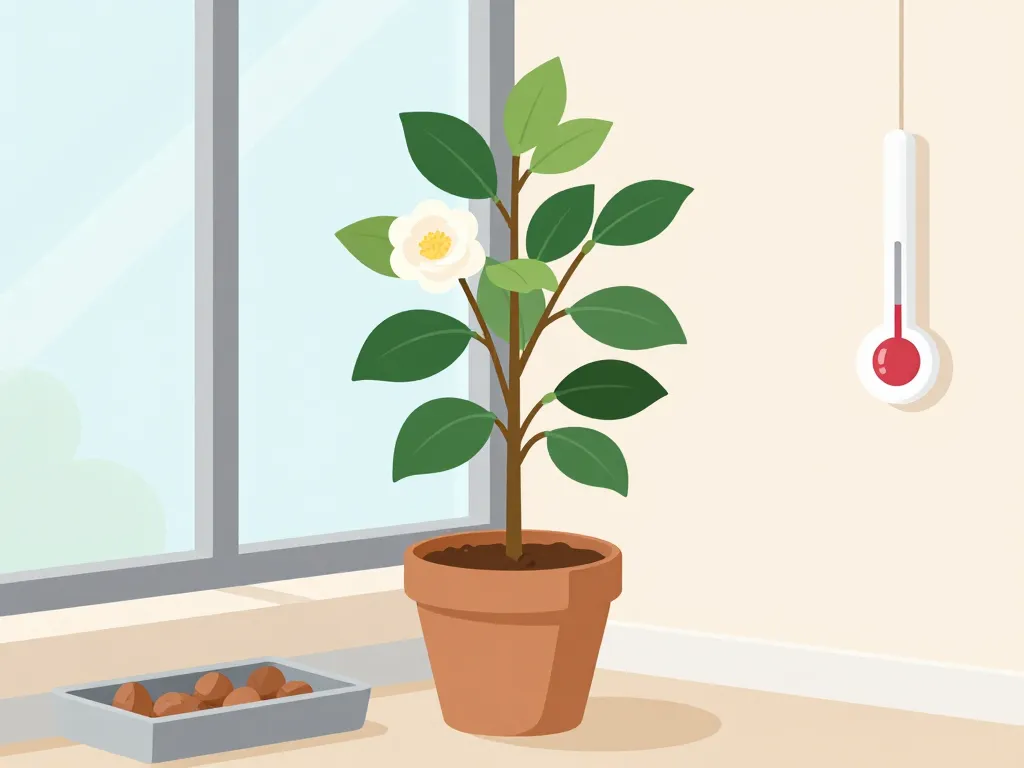 peut on garder un camélia à l'intérieur emplacement idéal lumière température