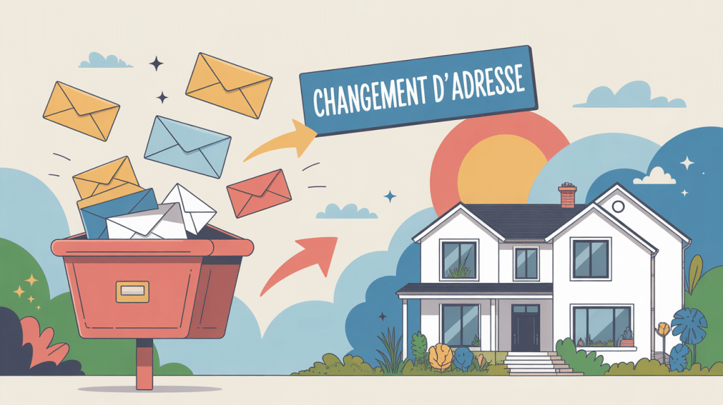 qui prévenir pour un déménagement, illustration changement d'adresse