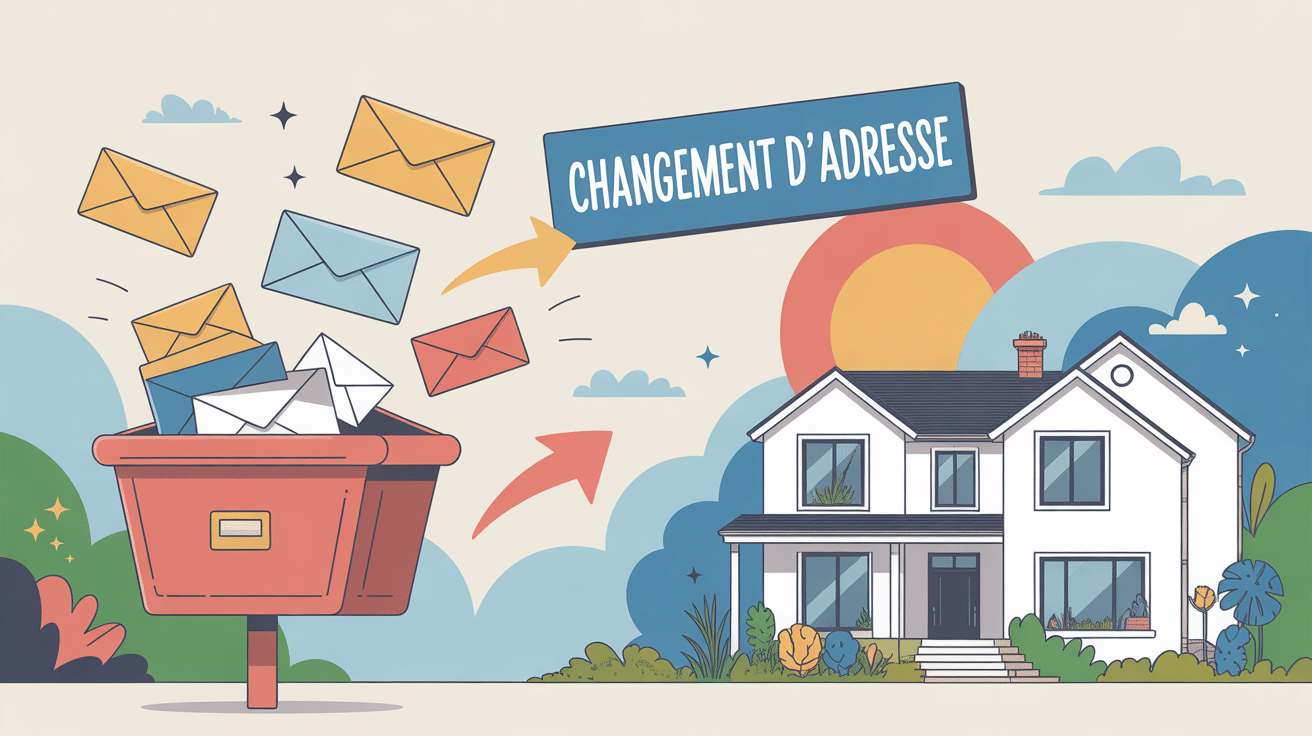 qui prévenir pour un déménagement, illustration changement d'adresse