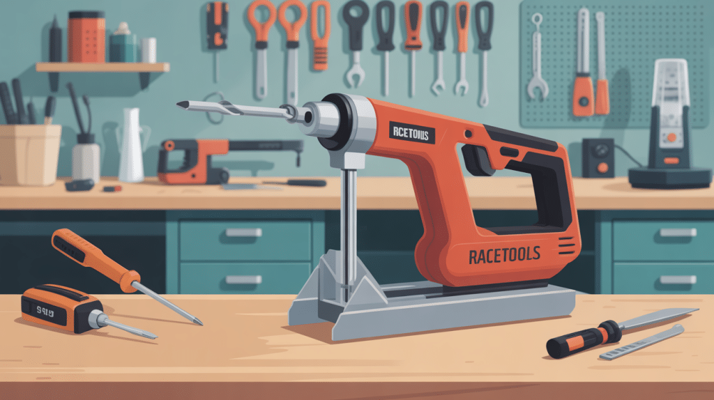 Scie sauteuse Racetools dans atelier moderne