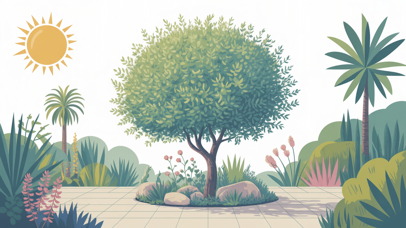 sophora pleureur port retombant jardin contemporain