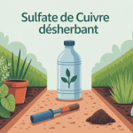 Illustration du sulfate de cuivre desherbant dangers et inefficacite