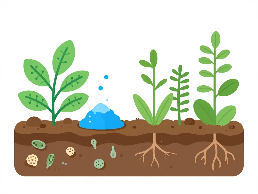 Effets du sulfate de cuivre desherbant sur plantes et sol