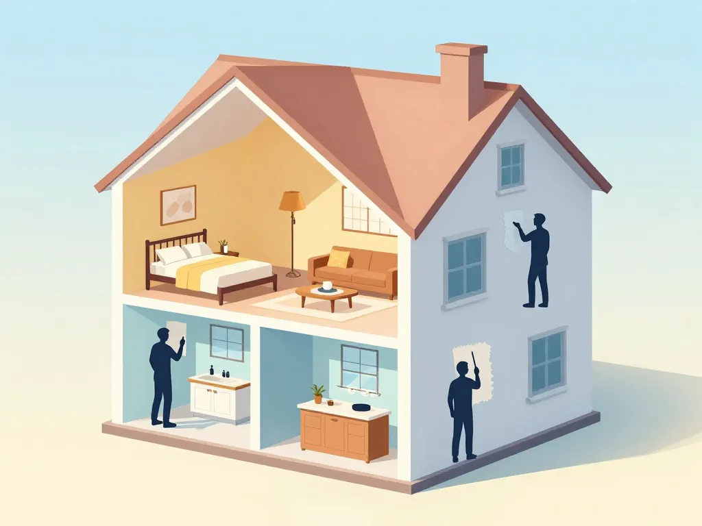 exemples tarif peinture au m2 par piece