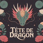 tete de dragon en mix mythologie deco et botanique
