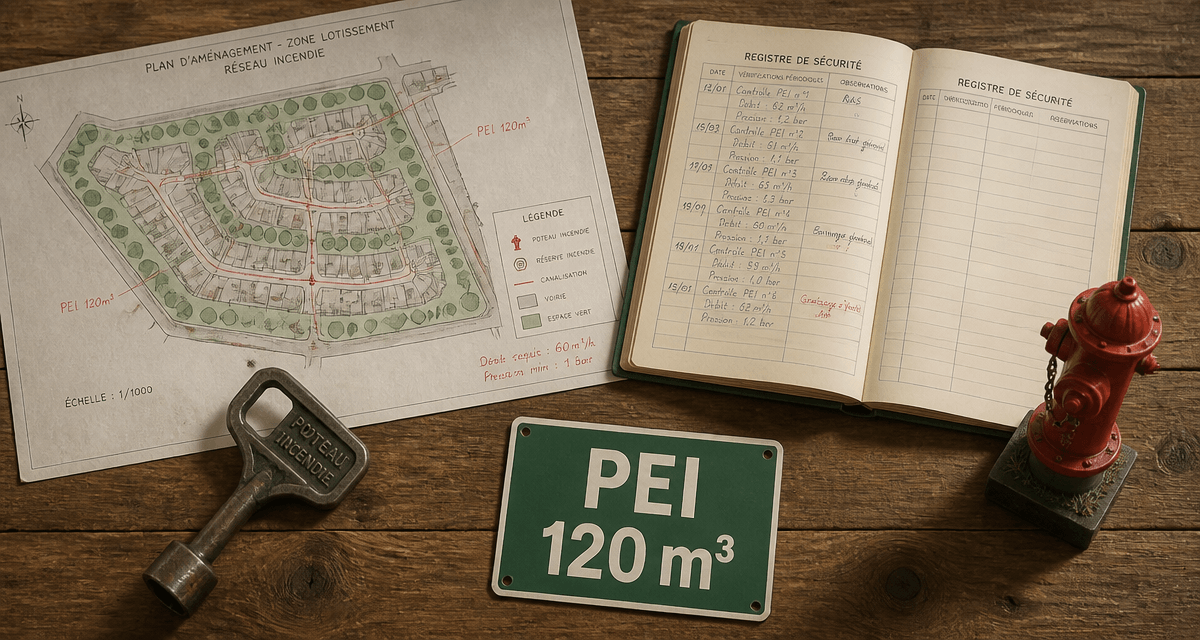 borne incendie réglementation plan urbanisme