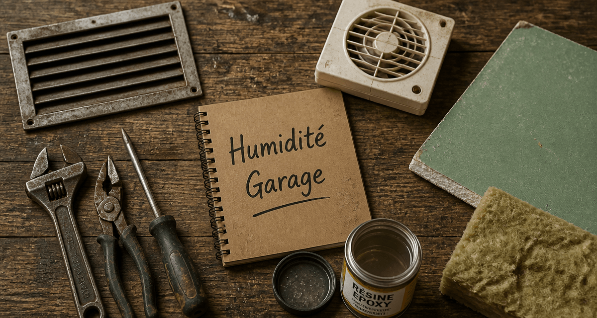 humidité garage non chauffé outils ventilation