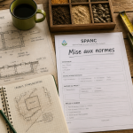 mise aux normes fosse septique plans et outils