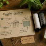 Recycler eau douche schéma filtration réservoir