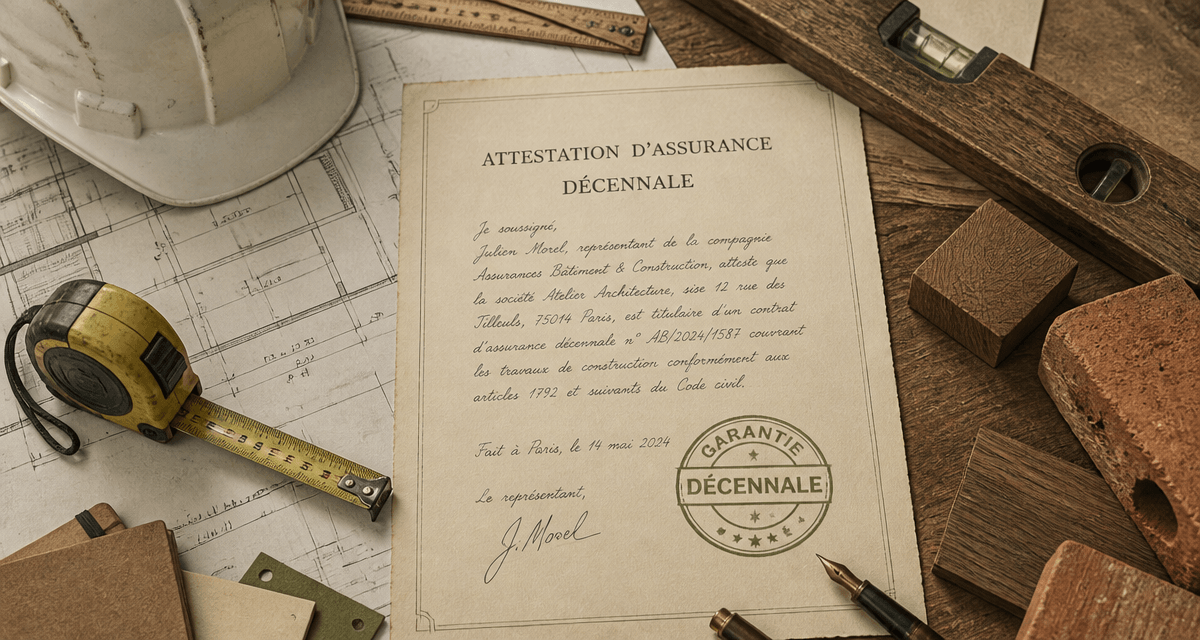 travauxnow garantie décennale attestation assurance