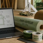 Pare vapeur laine de verre Sd 18m
