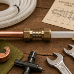 Raccordement PER sur cuivre : raccord à compression sans fuite, tube PER et cuivre
