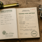 vidange fosse septique tarif carnet et outils