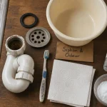 Canalisation qui pue : siphon sec, bouchon partiel ou ventilation défectueuse