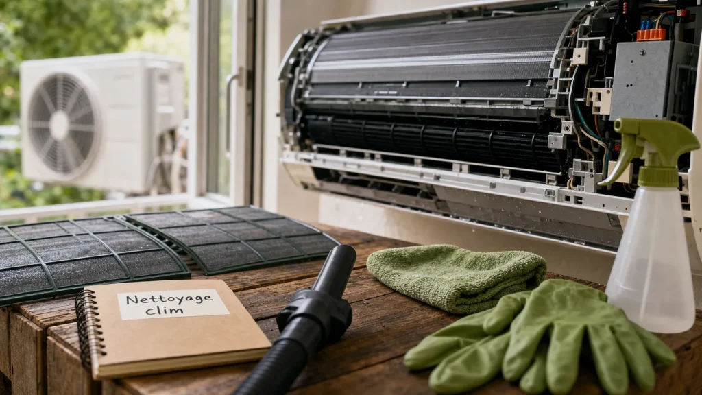 Climatiseur nettoyage : filtres et entretien pour une meilleure efficacité