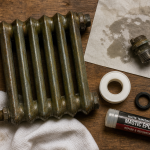 Fuite radiateur : réparation avec joint et mastic haute température