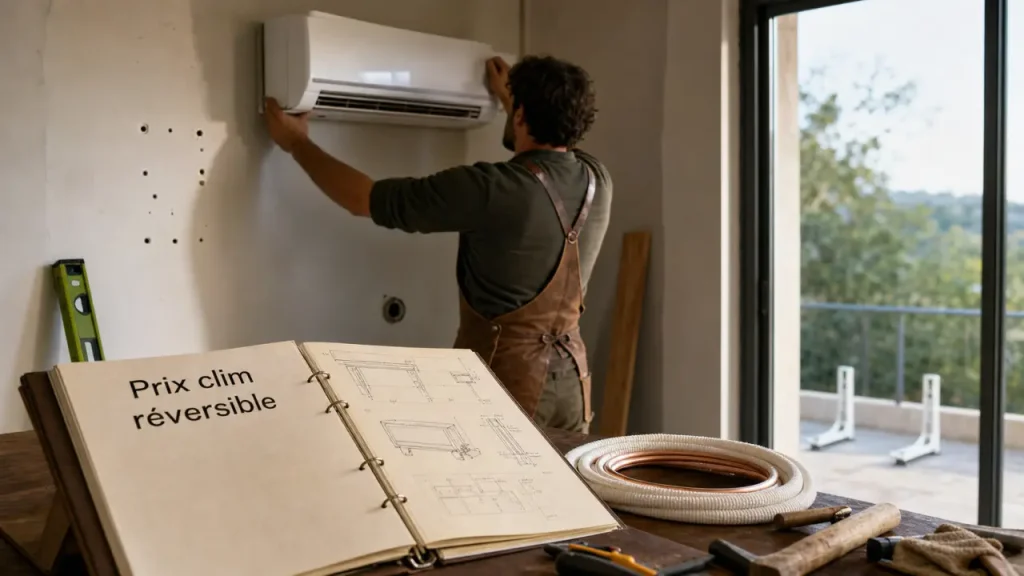Prix clim réversible : devis et pose d’une clim réversible