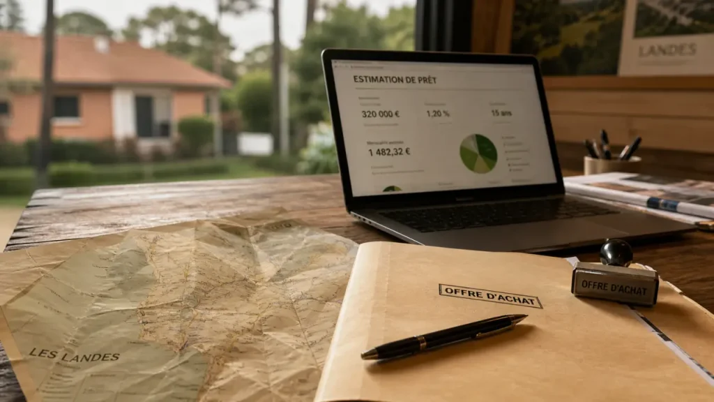 Achat maison Landes : conseiller immobilier et offre d’achat
