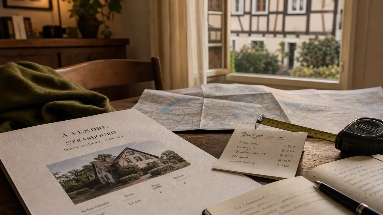 Achat maison Strasbourg : budget au m² et quartiers