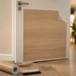 Décoration porte intérieure sans travaux avec stickers sur porte intérieure
