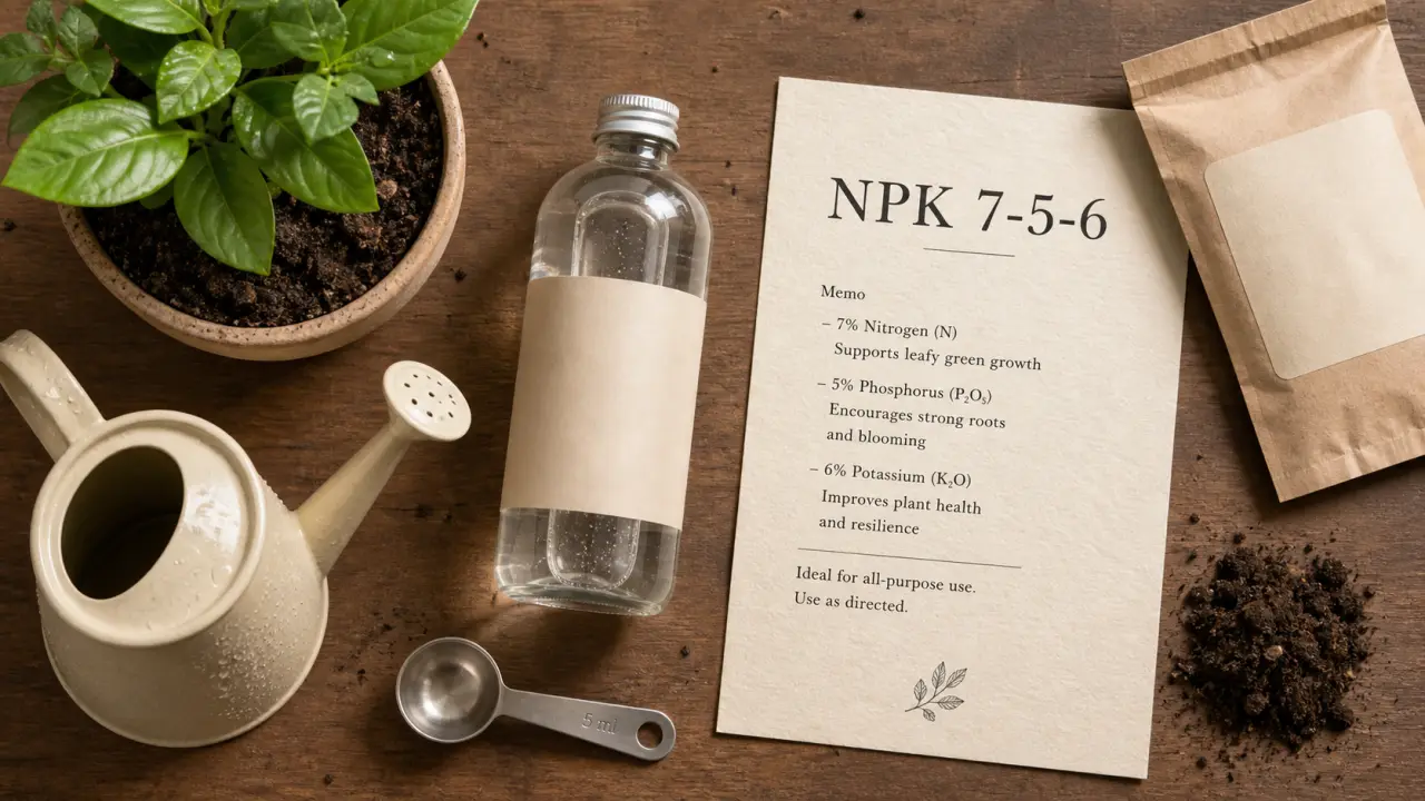 Engrais plante verte : dosage NPK sans brûler les racines