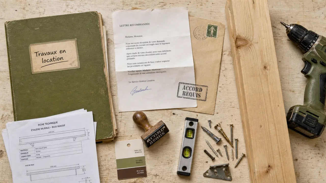 Faire des travaux dans une maison ne m'appartient pas : accord requis en location