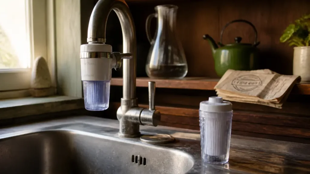 Filtre eau robinet : quel système choisir pour le chlore, les PFAS et la cartouche ?
