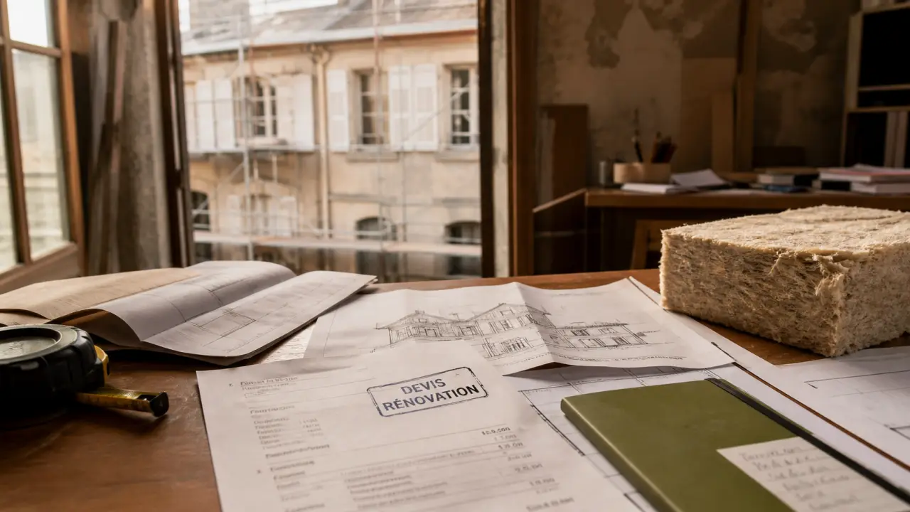 Rénovation maison 44 : devis et budget de chantier en atelier