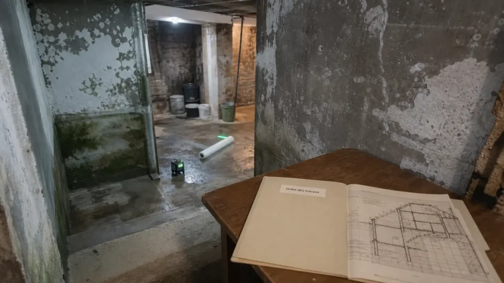 Rénovation maison année 70 sur sous-sol : mur humide, isolation et plans