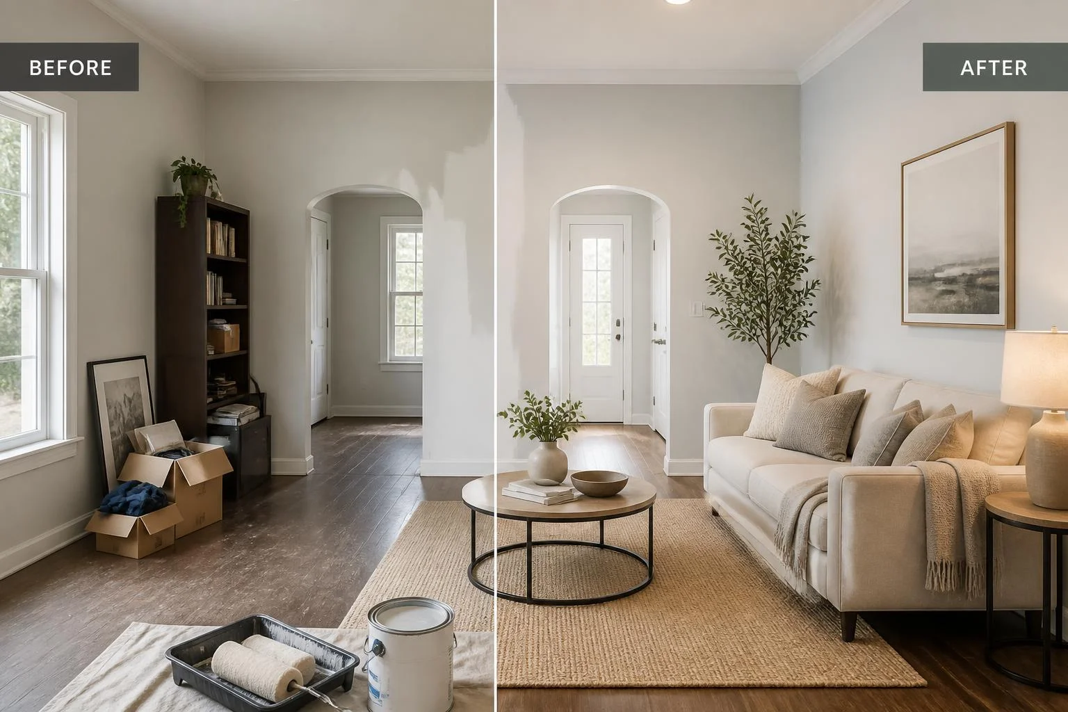 Travaux utiles et home staging : valoriser avant vente