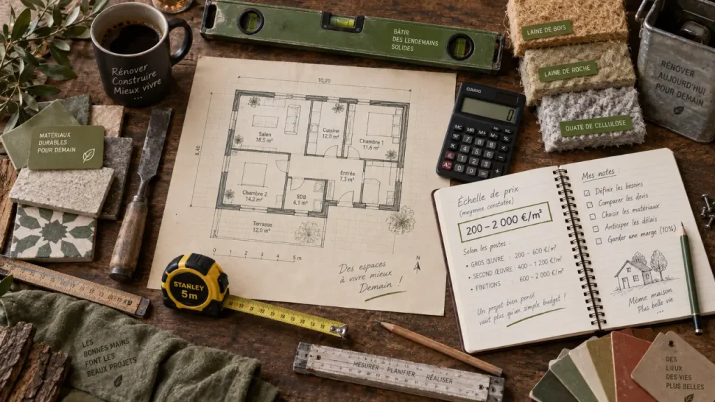 Budget travaux maison : chiffrer travaux de rénovation sans sous-estimer
