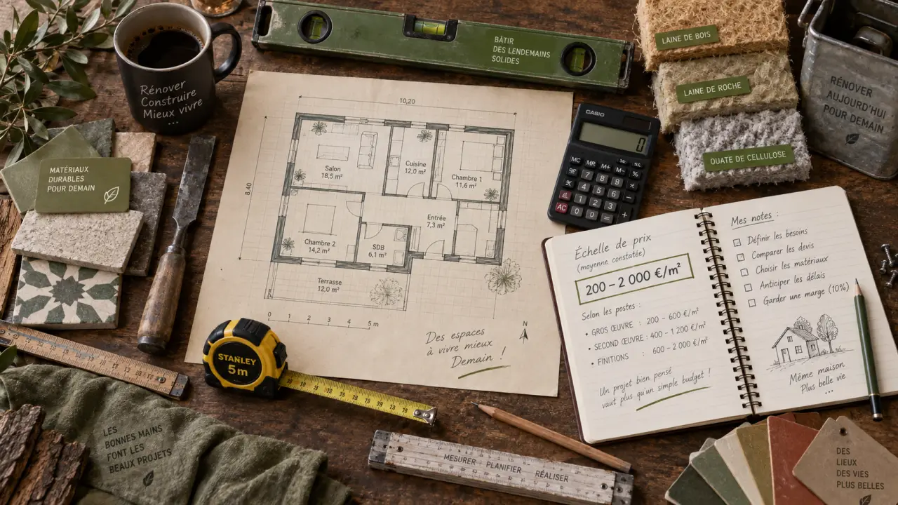 Budget travaux maison : chiffrer travaux de rénovation sans sous-estimer