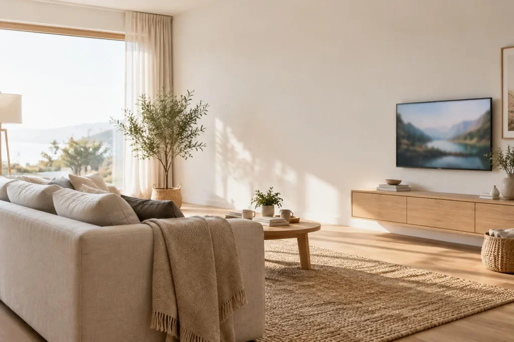 Espace détente sain : lumière, matériaux et air