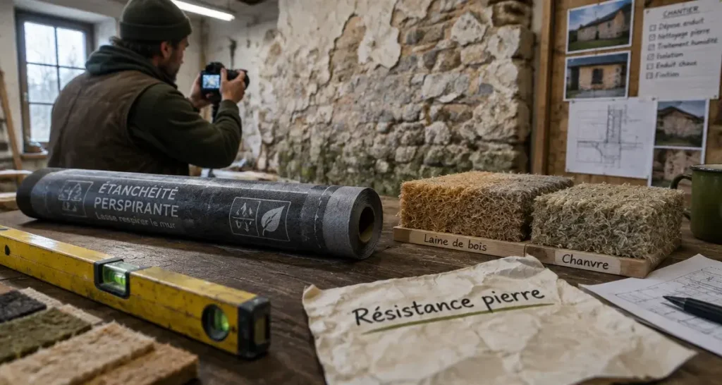 Faut-il isoler un mur en pierre de 50 cm : isolation et étanchéité