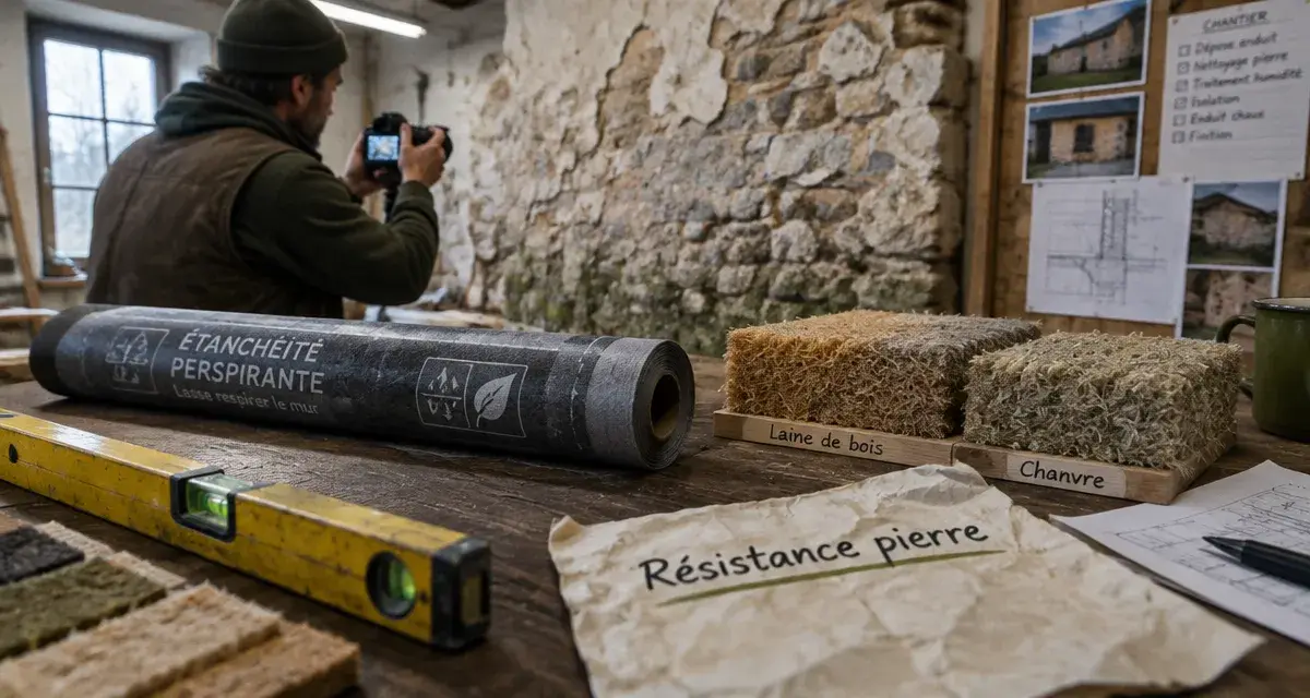 Faut-il isoler un mur en pierre de 50 cm : isolation et étanchéité