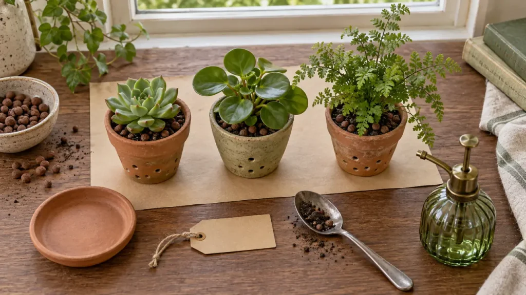 Les mini plantes d’intérieur structurent un petit espace sans l’encombrer