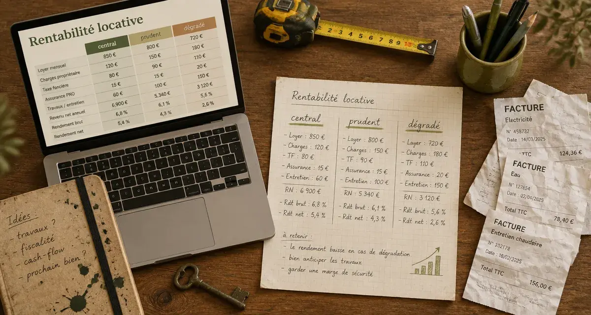 Rentabilité investissement immobilier : calcul du rendement réel locatif